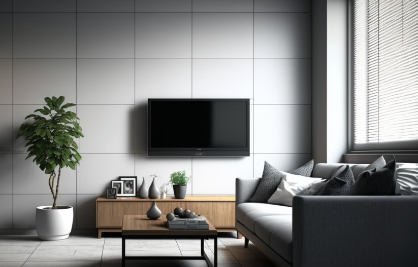 tiles design for living room wall